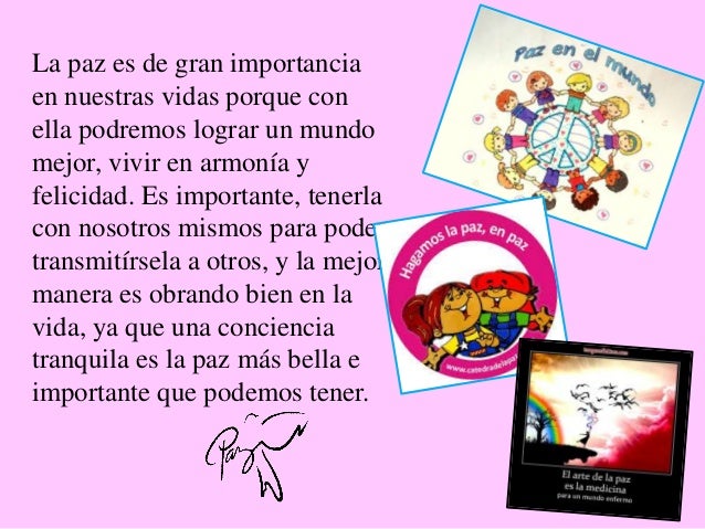 Presentacion de la paz