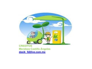 CREDITOS
Mendoza Castillo Ángeles
dasik_5@live.com.mx
 
