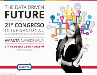 PANEL:
OPORTUNIDADES Y DESAFÍOS
EN DATOS Y TECNOLOGÍA
EL PROGRAMA PUEDE CAMBIAR SIN PREVIO AVISO
 