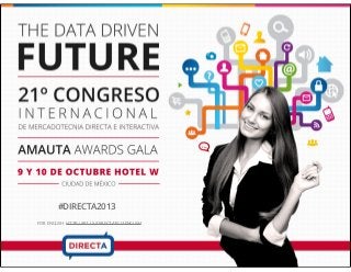 FOR ENGLISH: HTTP://BIT.LY/DIRECTA2013ENGLISH
#DIRECTA2013
 