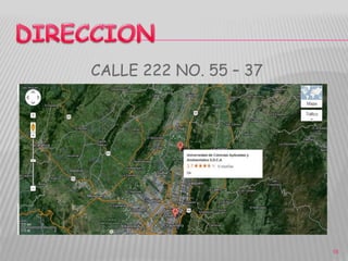 CALLE 222 NO. 55 – 37
16
 