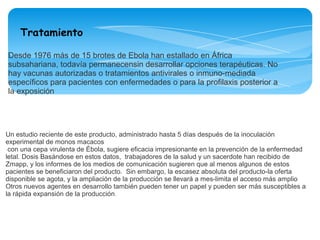 Presentacion del ebola | PPT