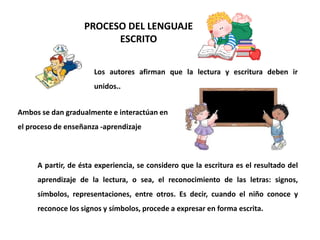 Presentacion de lectura y escritura | PPTX
