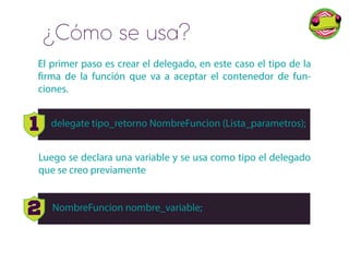 Presentacion delegados