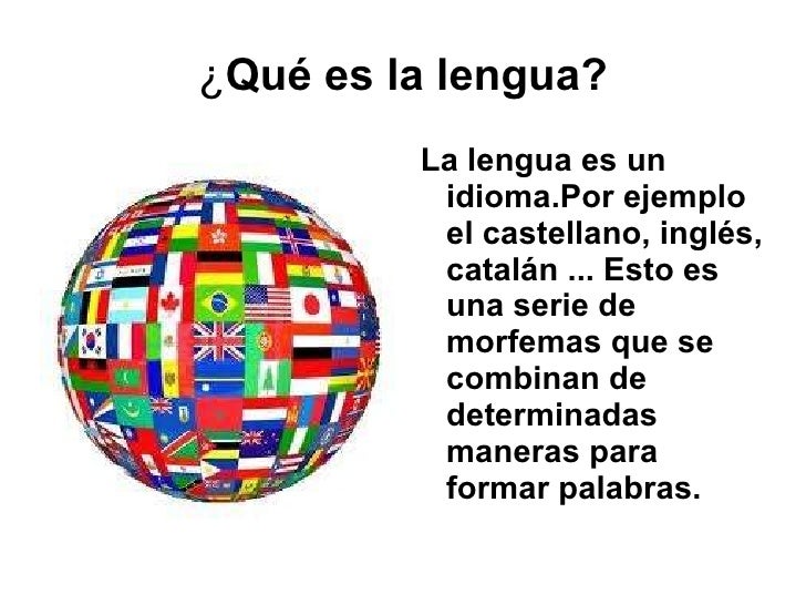 Presentacion de lengua