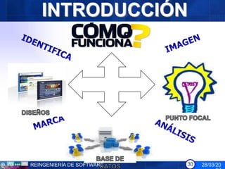 INTRODUCCIÓN




REINGENIERÍA DE SOFTWARE   30   28/03/20
 