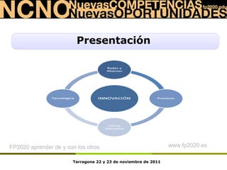 Presentación  Tarragona 22 y 23 de noviembre de 2011 