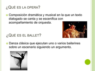 Opera Dramatica Presentacion del teatro | PPTX