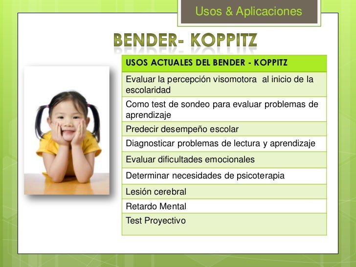 Presentacion del test de bender