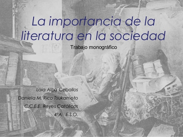 La importancia de la literatura en la sociedad PPP