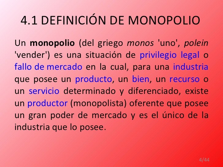 Monopolio Ordinario Que Es Definicion Y Concepto 2021 Economipedia Images