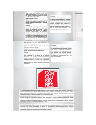 Presentacion de movil learning