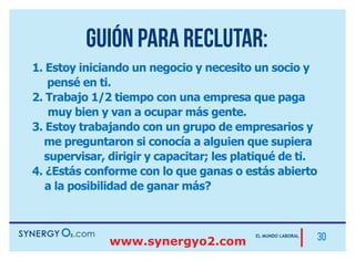 Nuevo Plan de Compensación
Nivel
Afiliados
Uninivel
Compra Mensual Puntos en Grupo % Comisión
1 4 4 productos 288 10 $28.80
2 16 4 productos 1 152 5 $57.60
3 64 4 productos 4 608 5 $230.40
4 256 4 productos 18 432 5 $921.60
5 1024 4 productos 73 728 5 $3 686.40
6 4096 4 productos 294 912 5 $14 745.60
7 16384 4 productos 1 179 648 5 $58 982.40
8 65536 4 productos 4 718 592 5 $235 929.60
9 262144 4 productos 18 874 368 5 $943 718.40
Pago mensual total de Bono Uninivel US$ 1 258 300.80*
* Cálculo realizado para Rango Diamante o más alto.
Si todos duplican el sistema 4x4 para obtener el
producto gratuito los resultados son sorprendentes
 