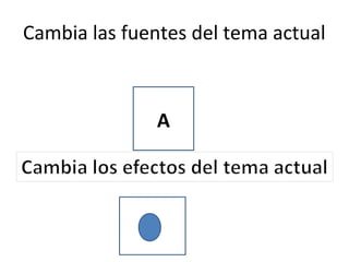 Cambia las fuentes del tema actual



               A
 