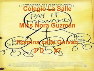 Colegio La Salle Miss Nora Guzmán  Romina calle Galván 3°D      #7 