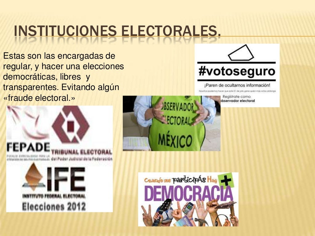 LA DEMOCRACIA EN MÉXICO Y SUS SISTEMAS ELECTORALES LA DEMOCRACIA EN MÉXICO Y SUS SISTEMAS ELECTORALES