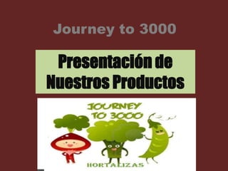 Journeyto 3000 Presentación de Nuestros Productos 