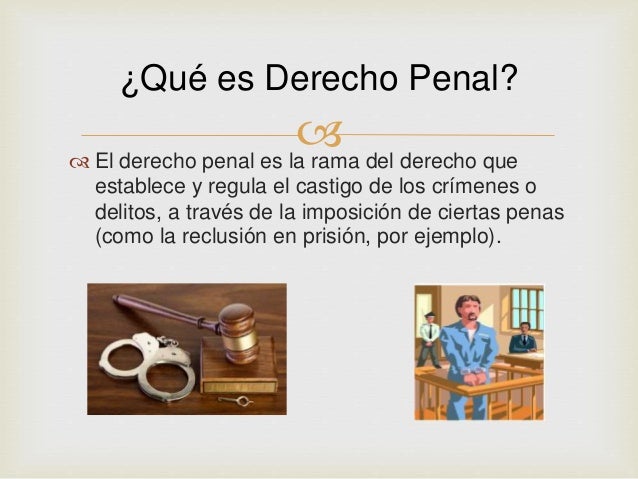 Presentacion derecho penal