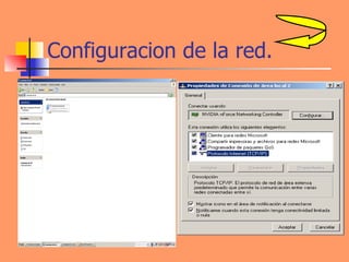 Configuracion de la red. 