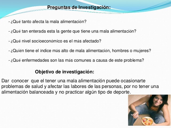 preguntas abiertas sobre la alimentacion presentacion de resultados de la mala alimentacion preguntas abiertas sobre la alimentacion presentacion de resultados de la mala alimentacion