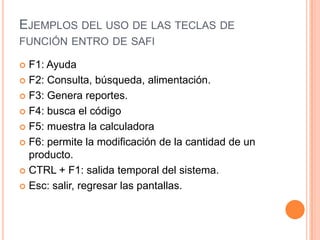 Presentacion De Safi