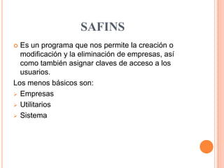 Presentacion De Safi