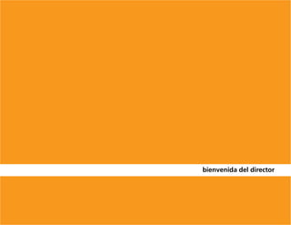 bienvenida del director
 
