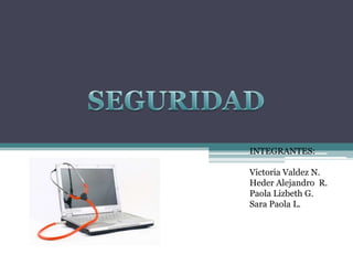 INTEGRANTES:
Victoria Valdez N.
Heder Alejandro R.
Paola Lizbeth G.
Sara Paola L.
 