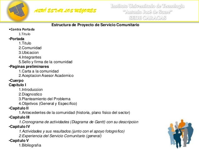 Taller de Servicio Comunitario