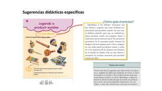 Sugerencias didácticas específicas
 