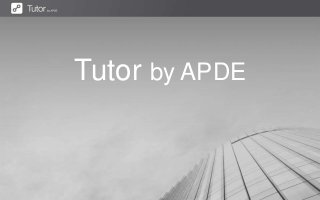 Tutor by APDE
 