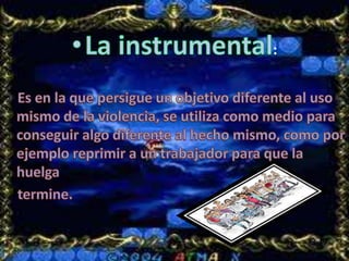 La Terminal:Es la que se persigue en el uso mismo de la violencia, el fin esta en el hecho mismo, por ejemplo, cuando un joven de una mara asesina a otro joven de otra mara por querer salirse u por otro motivo que fuese.