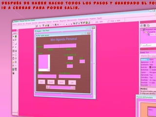 D e s p u é s d e h a b e r h a c h o t o d o s l o s p a s o s y g u a r d a d o e l f o r
I r a c e r r a r p a r a p o d e r s a l i r .
 