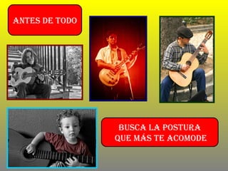 Antes de todo Busca la postura que más te acomode Antes de todo Busca la postura que más te acomode