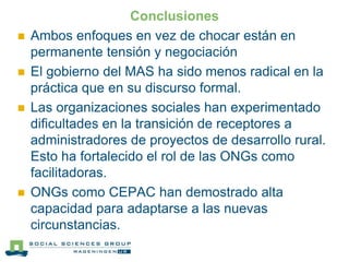 Conflictos sobre Participación e Inclusión Social en Proyectos de Desarrollo Rural durante la Era del MAS en Bolivia