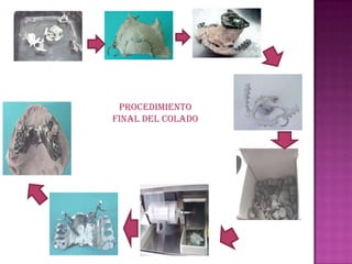 Eliminación de bebederosPara la eliminación de los bebederos se usan discos de acero y fresas de acero, con el fin de eliminar asperezas 