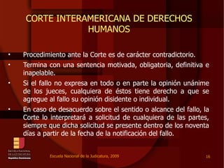 ENJ-3-200 Sistema Interamericano de Derechos Humanos | PPT