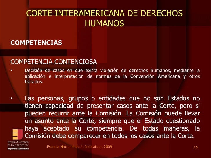 ENJ3200 Sistema Interamericano de Derechos Humanos