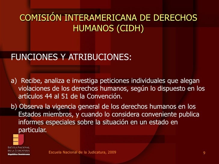 ENJ-3-200 Sistema Interamericano de Derechos Humanos