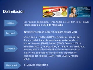 Identificar el nivel inter-textual del discurso publicitario de la femineidad  en las revistas dominicales de la ciudad de Maracaibo