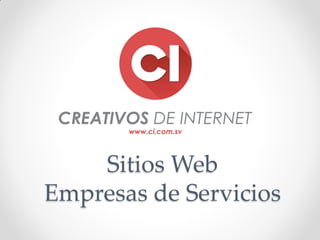 Sitios Web
Empresas de Servicios

 