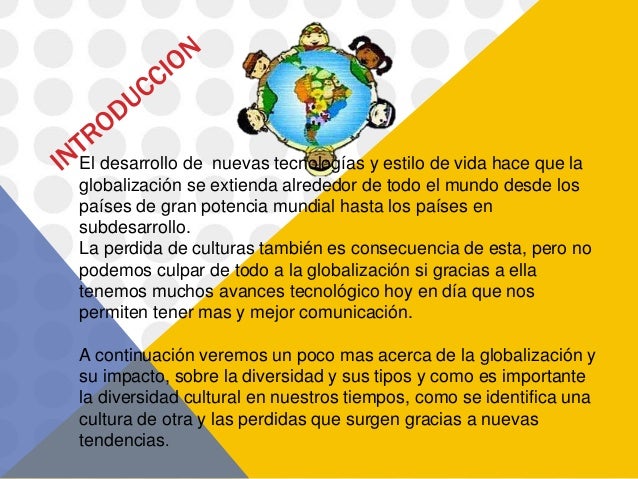 Globalizacion, diversidad e identidad cultural.