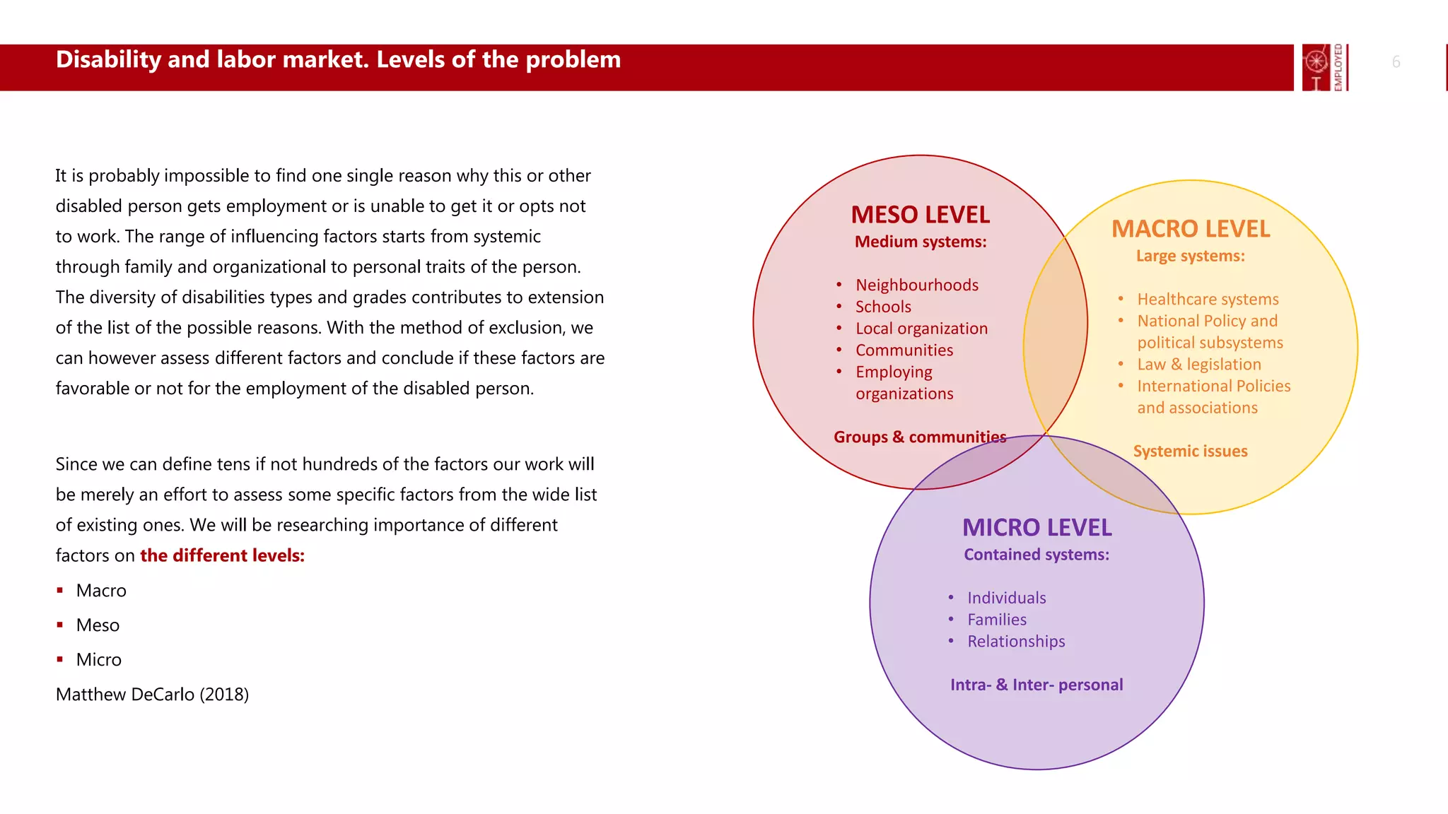 Disability and employment | PPTX