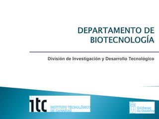 División de Investigación y Desarrollo Tecnológico
 