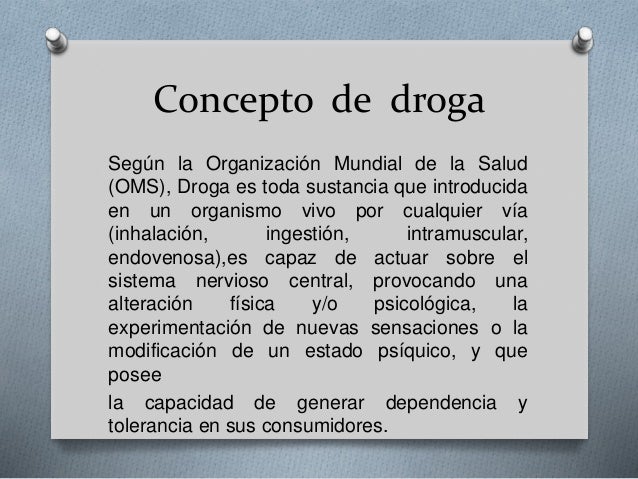 Presentacion drogas