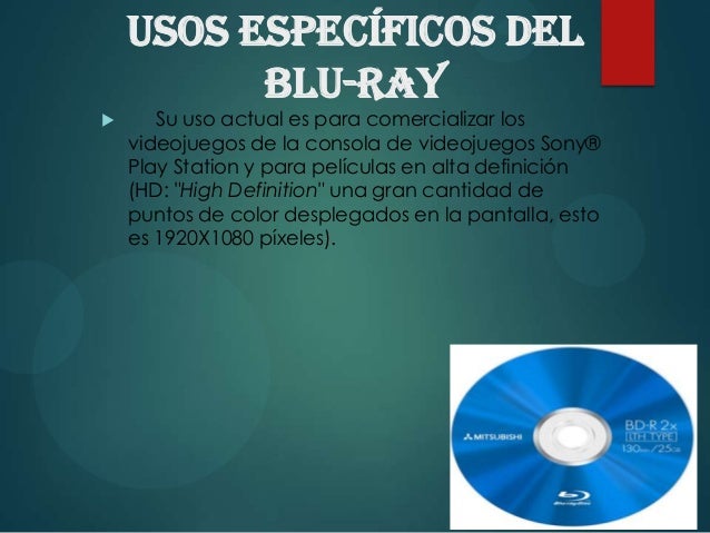 Presentacion blu ray