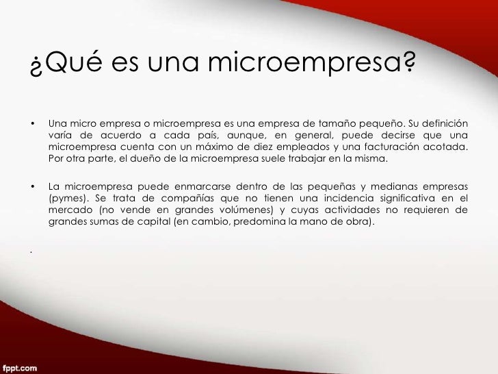 Presentacion manual de creacion de una microempresa
