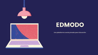 EDMODO
Una plataforma social privada para Educación.
 
