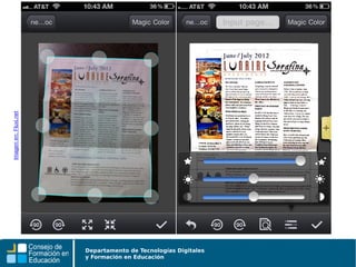 Departamento de Tecnologías Digitales
y Formación en Educación
Imagenen:Fluxi.net
 