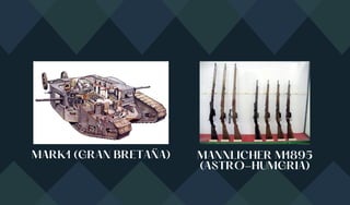 MANNLICHER M1895
(ASTRO-HUMGRIA)
MARK1 (GRAN BRETAÑA)
 
